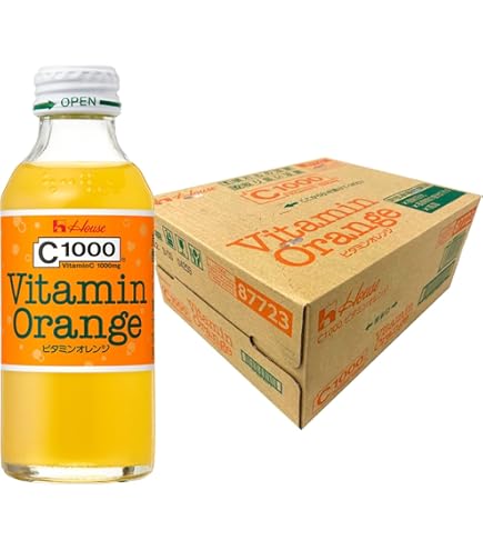 Amazon.co.jp: ハウスウェルネス C1000 ビタミンオレンジ 瓶 140ml×30